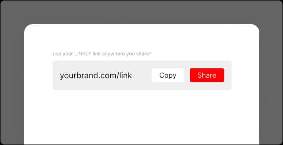 Custom branded short link with your own domain name